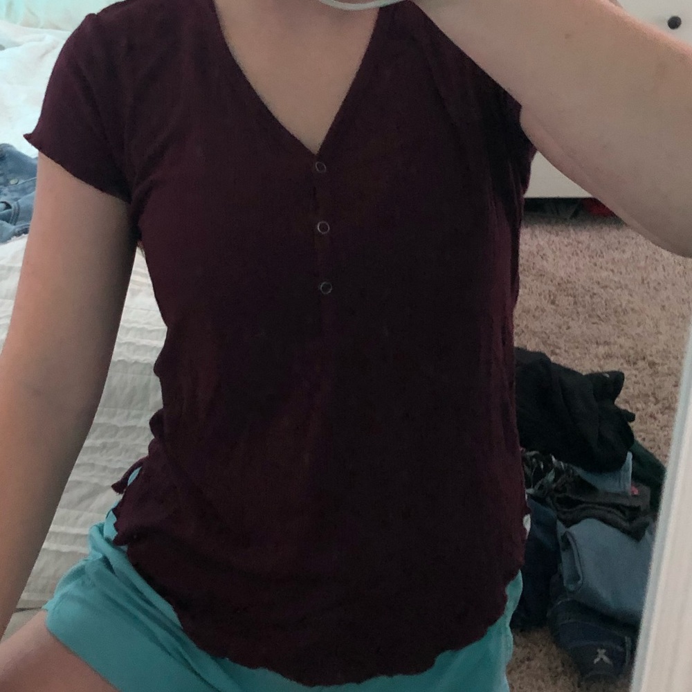 Maroon T-shirt